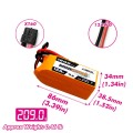 CNHL LiPo 4S 1800mAh 14.8V 120C XT60 MiniStar