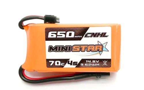 CNHL LiPo 4S 650mAh 14.8V 70C XT30U MiniStar
