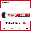 GNB LiPo 1S 350mAh 3.8V HV 30C PH 2.0