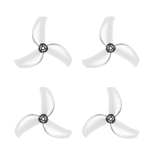 Gemfan 1611 3-Blade Propellers (1.5mm Shaft) - Transparent Grey