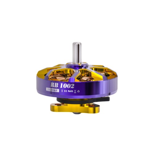 Flywoo ROBO 1002 19800KV / 23500KV Fpv Motor Gold/Purple (New Version) - 19800KV - 1PCS