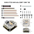 GOKU F722 Pro Mini V2 45A 32Bit 128K 20X20 Stack Plug&amp;Play O4 / O4 Pro - F722 MINI V2 45A 32Bit 128K Stack (20x20)（AM32））