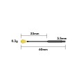5pcs Flywoo 5.8G Light 5.8G 3dBi Brass Antenna UFL for VTX - 60mm