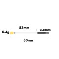 5pcs Flywoo 5.8G Light 5.8G 3dBi Brass Antenna UFL for VTX - 80mm