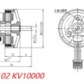 Happymodel RS1102 KV10000 KV13500 brushless motor for Micro FPV drone - zdjęcie 8