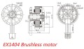 Silnik Happymodel EX1404 KV3500 (do Crux35)