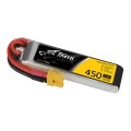 Tattu 2S 450mAh 7.4V 75C XT30 Long size - 3
