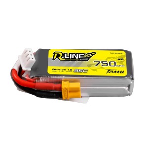Tattu R-Line 2S 750mAh 95C 7.4V XT30