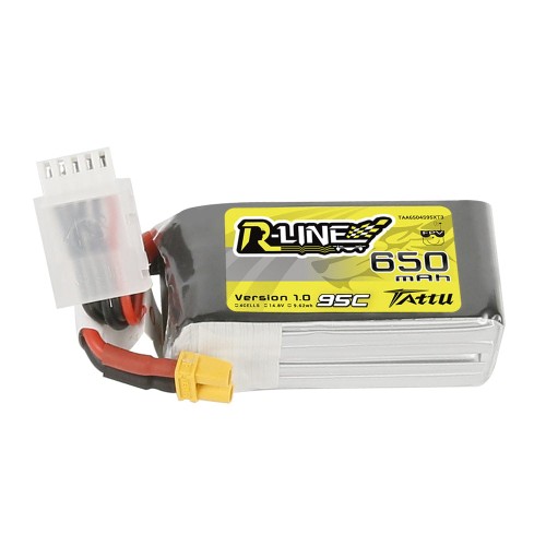 Tattu R-Line 4S 650mAh 14.8V 95C XT30 - 1