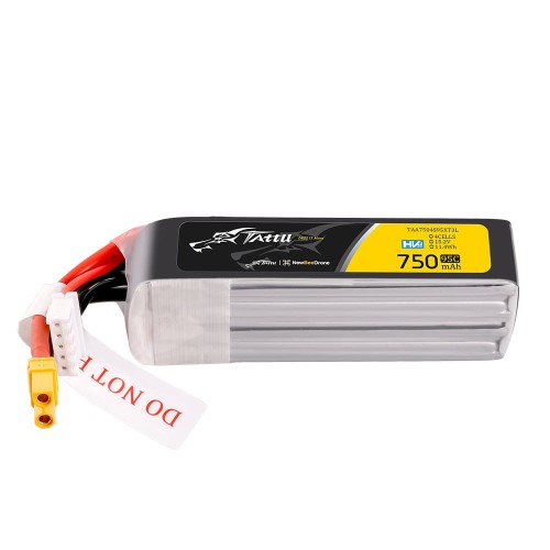 Tattu 4S 750mAh 95C 15.2V HV XT30 Long-Pack - 1