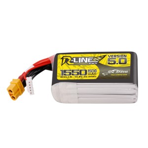 Tattu R-Line V5.0 4S 1550mAh 14.8V 150C XT60