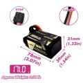 CNHL LiPo 4S 1550mAh 14.8V 150C XT60 Ultra Black