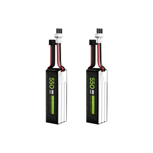 2PCS Explorer 550mAh LiHV 3S 80C Battery （Flywoo XT30UP） - 1