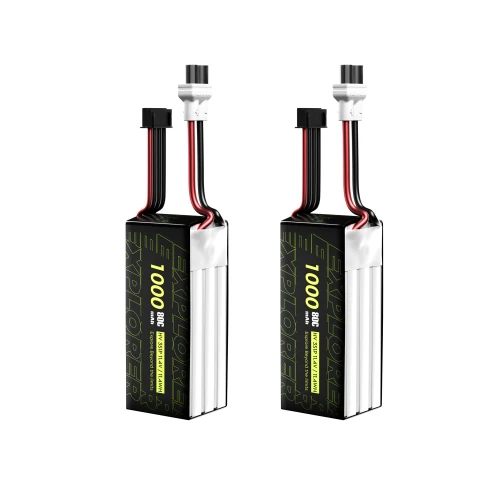 Flywoo Explorer 3S 1000mAh LiHV 80C (x2) - 1
