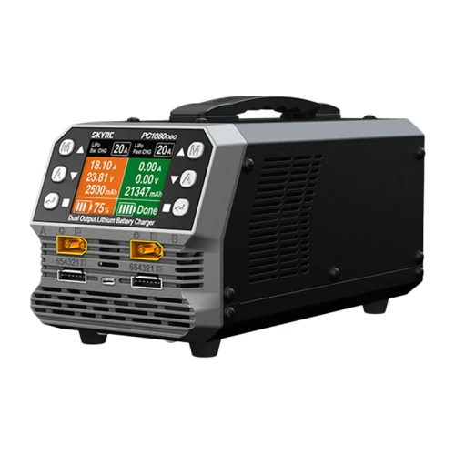 Dwukanałowa ładowarka akumulatorów litowych SkyRC PC1080neo - 2