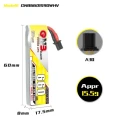 GNB LiPo 1S 660mAh 3.8V HV 90C złącze A30 pigtail