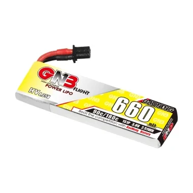 GNB LiPo 1S 660mAh 3.8V HV 90C złącze A30 pigtail