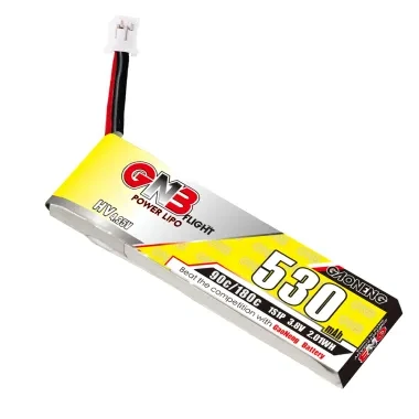 GNB LiPo 1S 530mAh 3.8V HV 90C PH 2.0 pigtail