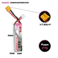 GNB LiPo 2S 450mAh 7.6V HV 80C XT30 long type