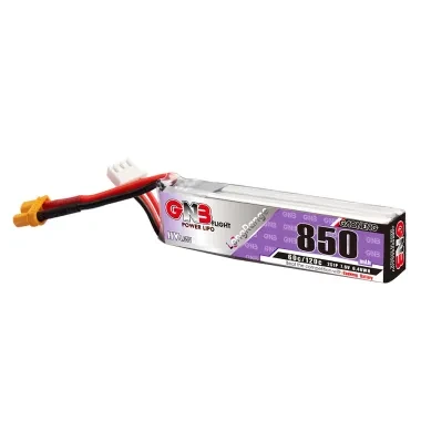 GNB LiPo 2S 850mAh 7.6V HV 60C XT30 long type