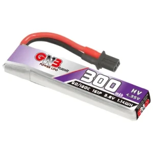 GNB LiPo 1S 300mAh 3.8V HV 60C złącze A30 pigtail