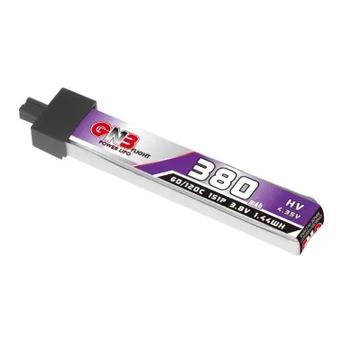 GNB LiPo 1S 380mAh 3.8V HV 60C złącze A30 plastic head