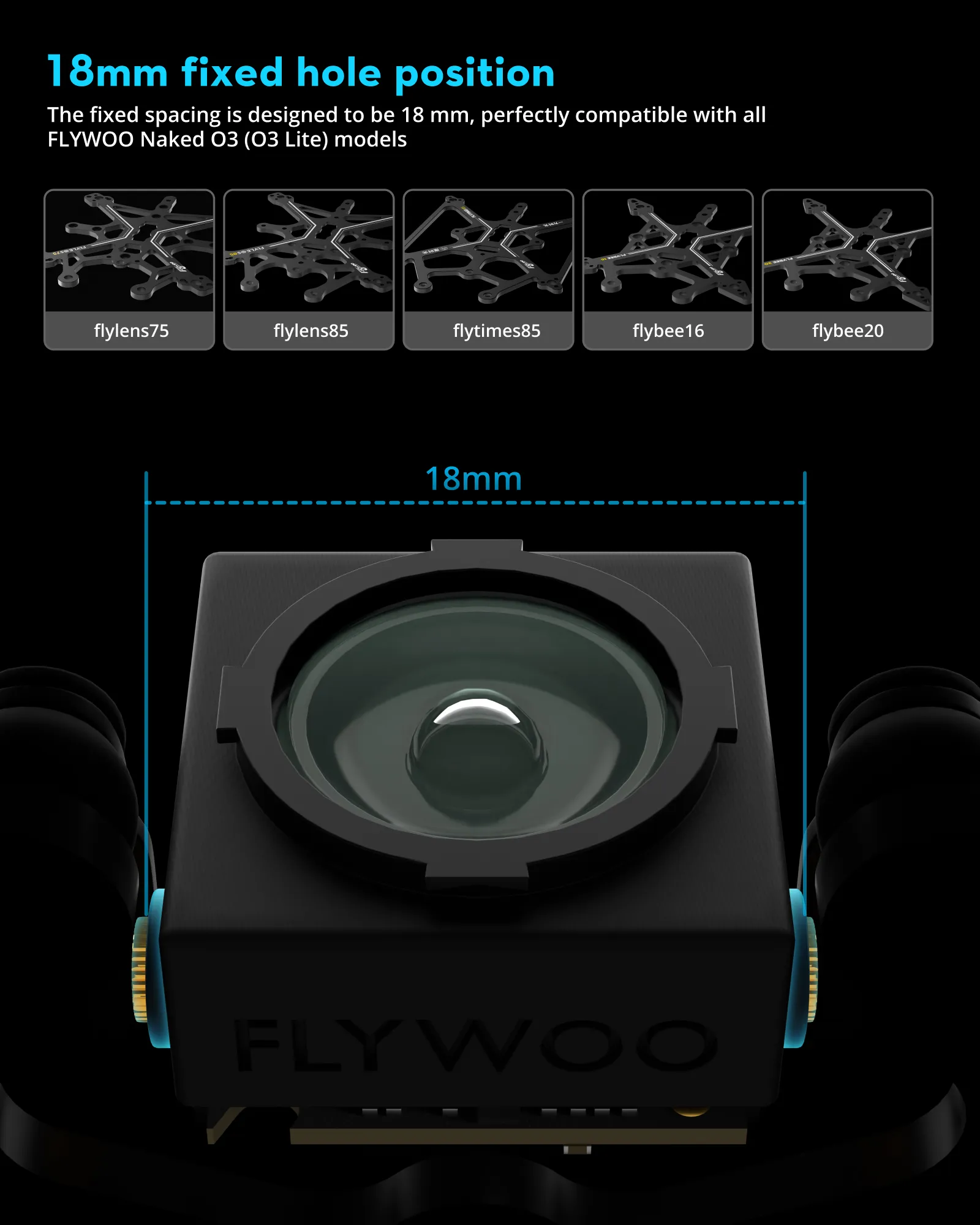 Flywoo O4 Camera Shell