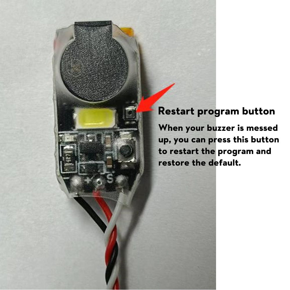 Flywoo Finder V1.0 - Buzzer z diodą LED