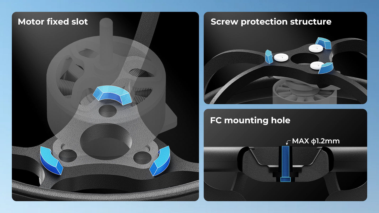 Air75 II Brushless Whoop Frame — detale konstrukcyjne