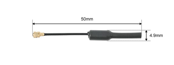 Zestaw anten VTX 5.8G — wymiary