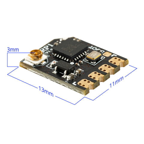 RP1 ExpressLRS 2.4 GHz Nano Receiver – wymiary