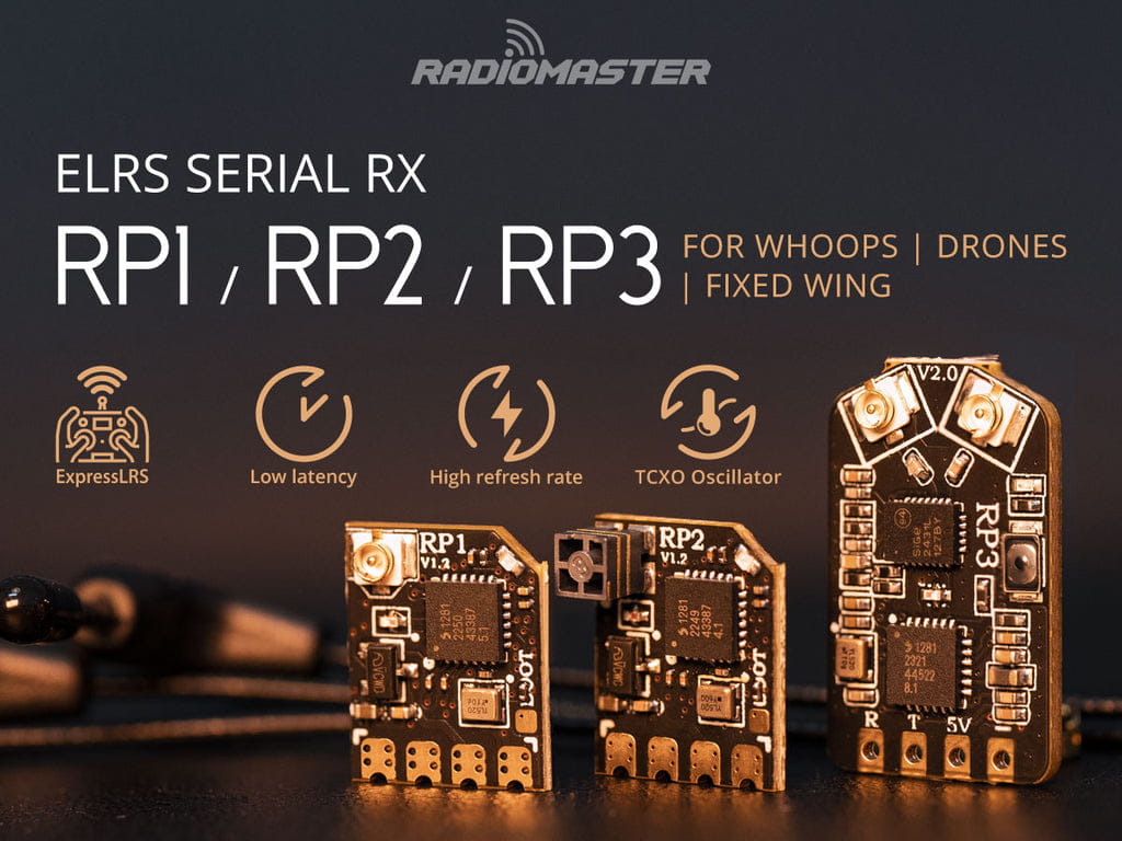RP3 ExpressLRS 2.4 GHz Nano Receiver – zestaw