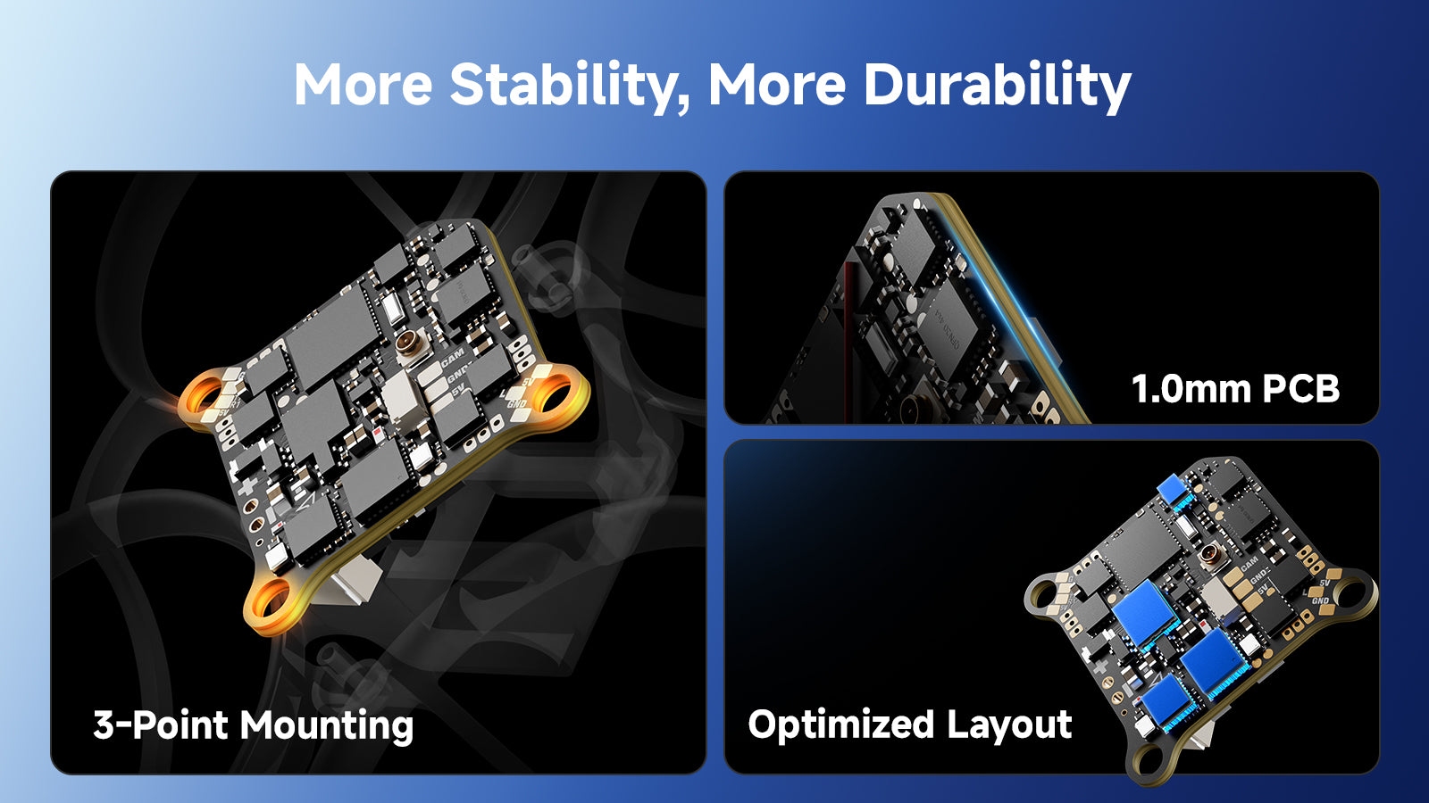Matrix 1S 5IN1 II Brushless Flight Controller durability