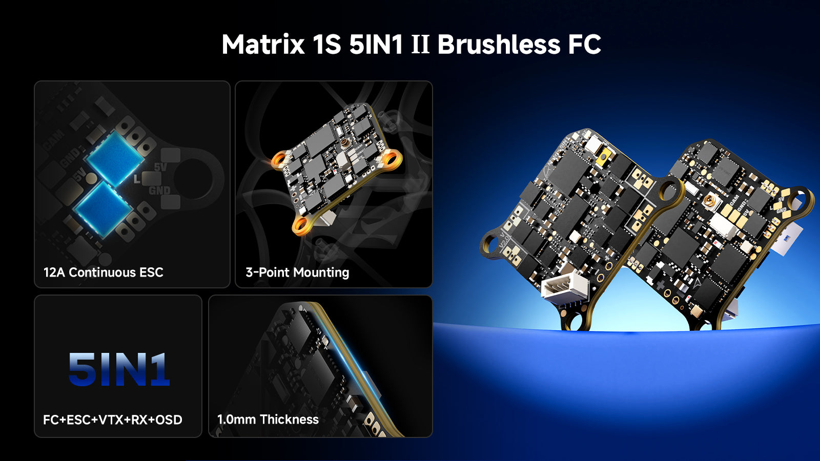 Air65 II Brushless Whoop Quadcopter - Matrix 1S 5IN1 II