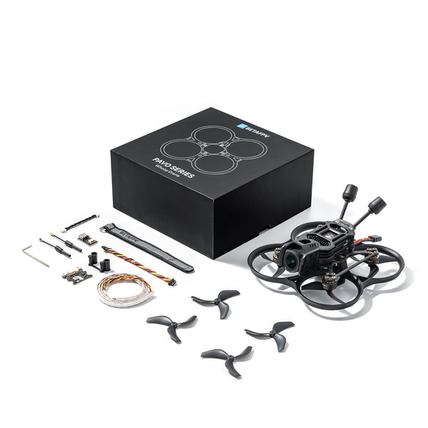 Pavo20 Pro II Brushless Whoop Quadcopter O4 Pro package