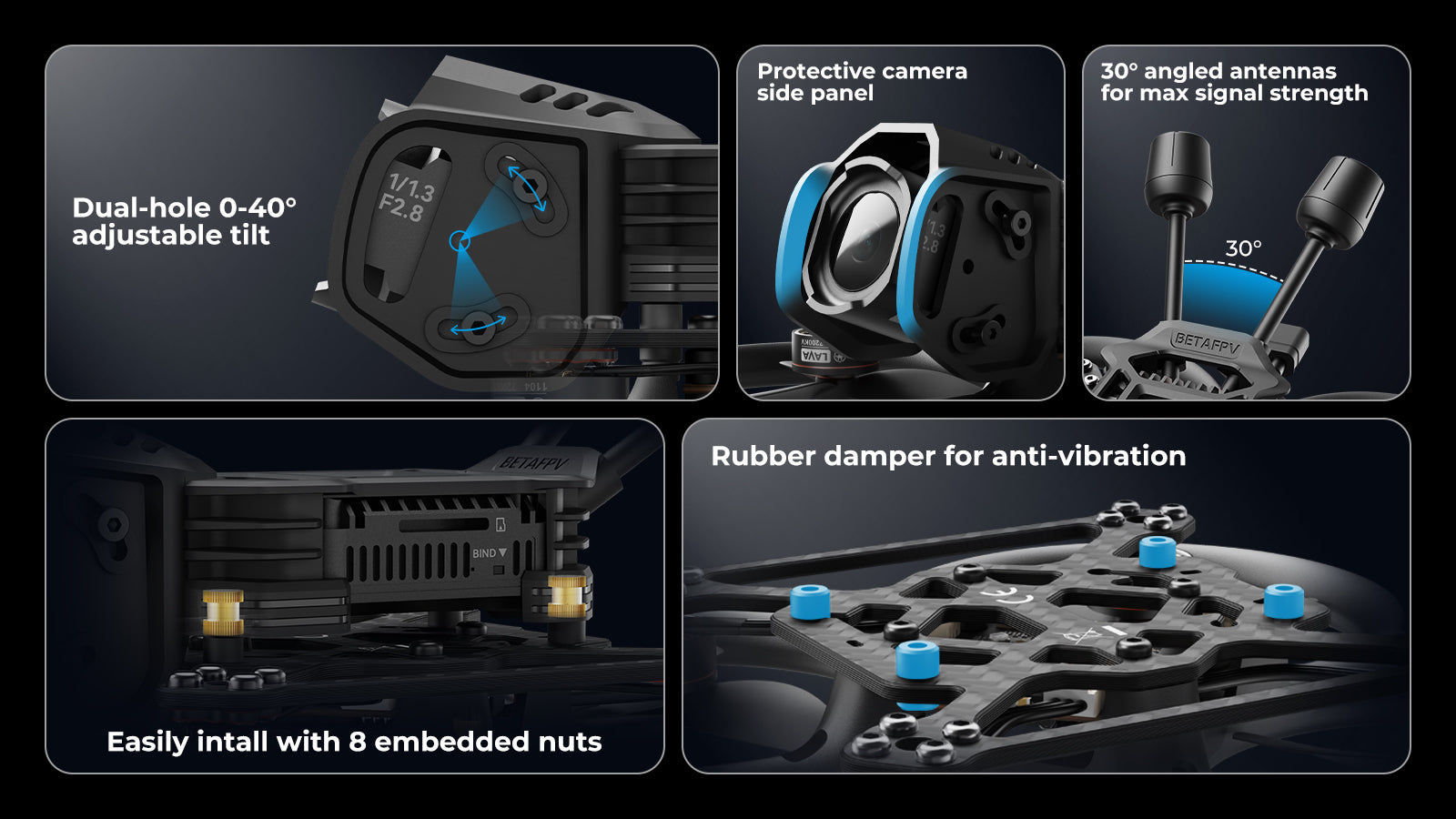 Uchwyt O4 Air Unit Pro dla Pavo20 Pro II