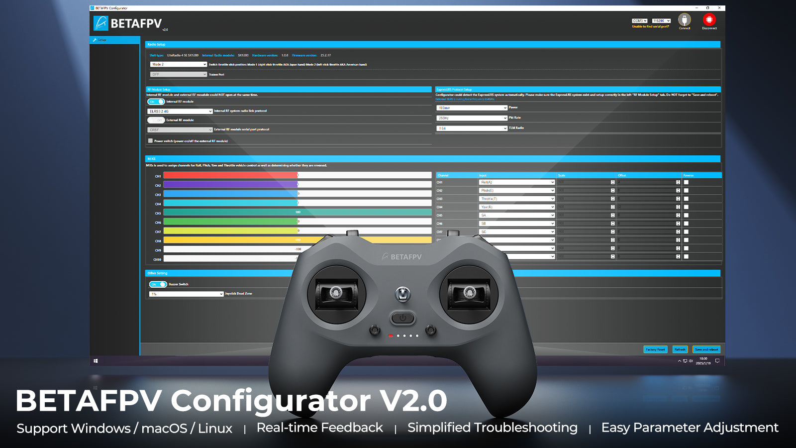 LiteRadio 4 - BETAFPV Configurator